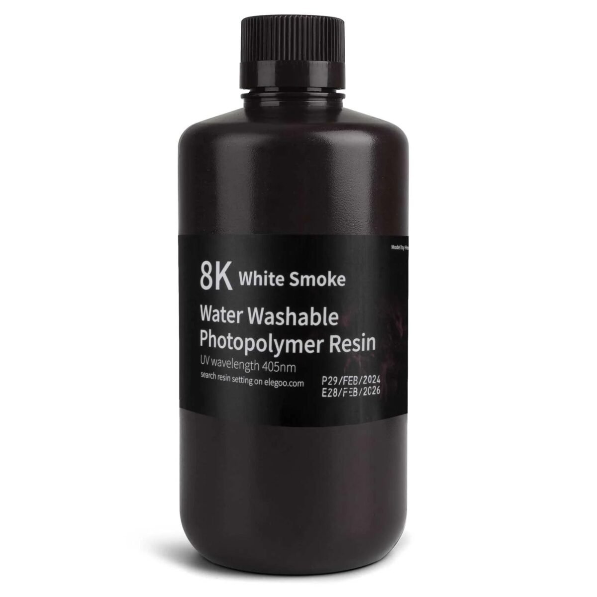 ELEGOO 8K Suyla Yıkanabilen (Water-Washable) Reçine (1kg / Uzay Grisi) - Görsel 2