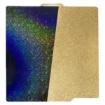 PorimaX Smooth Galaxy PEY / Textured Gold PEI Tabla (256 mm x 256 mm)