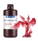Anycubic Water-Wash Resin 2.0-Translucent Red - Görsel 2